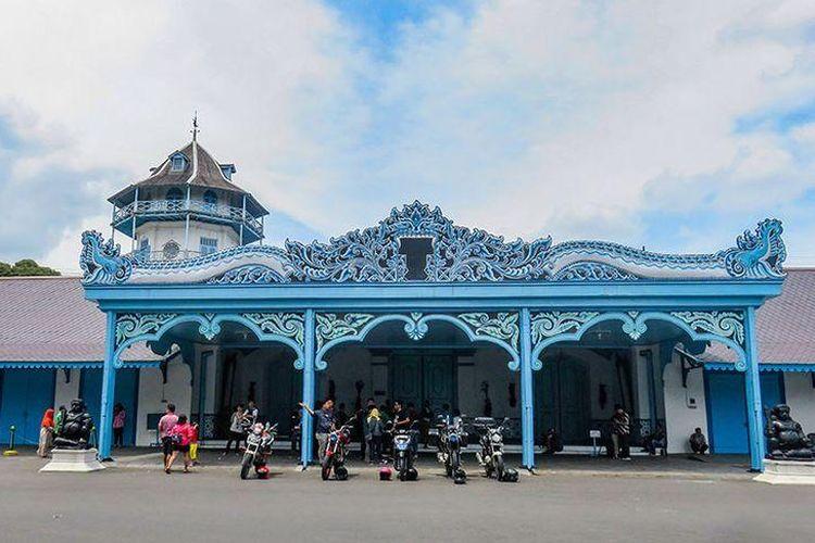 Indahnya Keraton Solo, Kompleks Luas Didominasi dengan Warna Biru Muda, Ini Fakta dan Filosofinya
