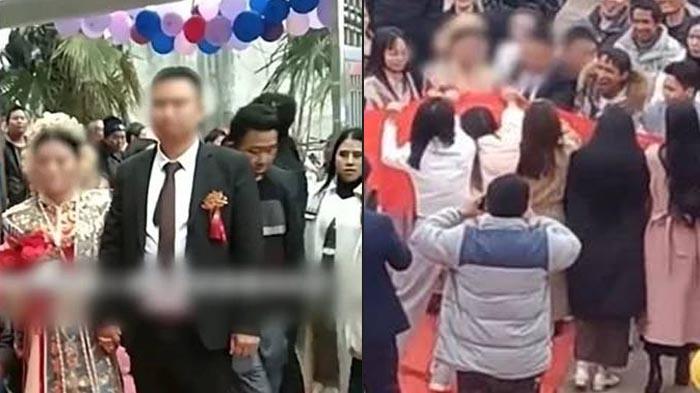Pengantin Pria Pucat Dipermalukan, Para Mantan Balas Dendam di Acara Nikah, Istri Syok Lari Pulang!