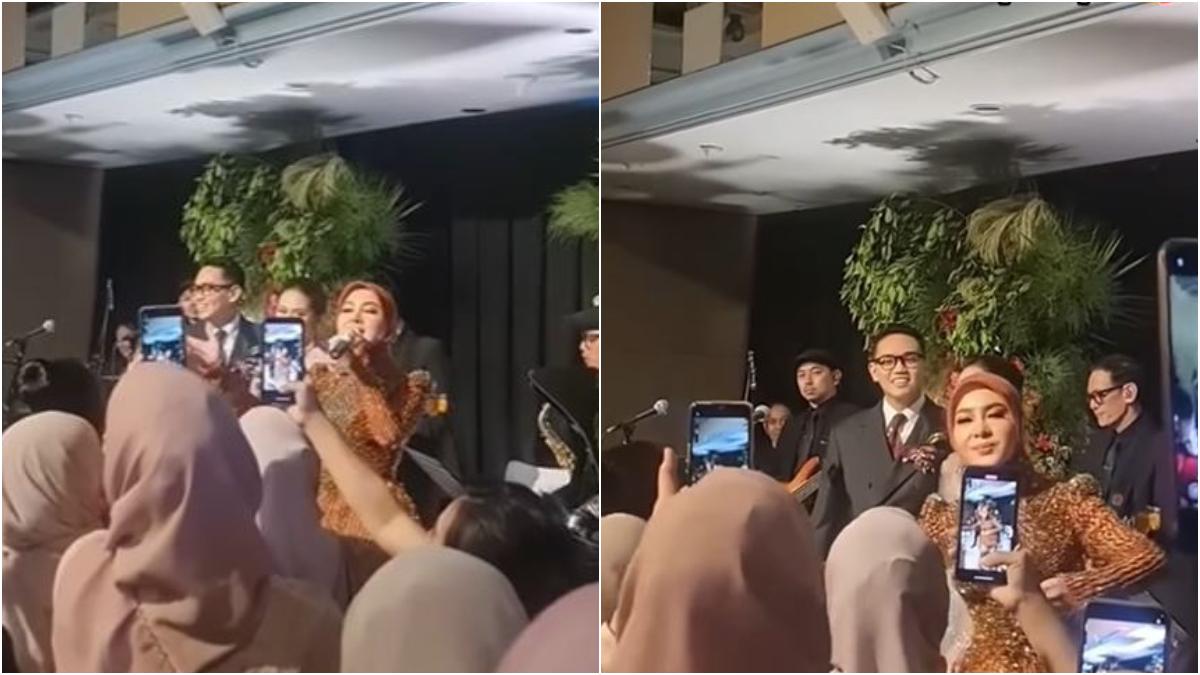 Momen Syahrini Kembali Bernyanyi saat Tampil di Acara Nikah, Suaranya Bikin Salfok, Dinilai Beda