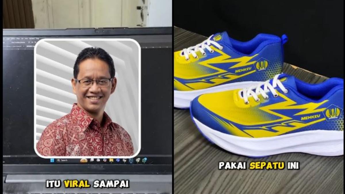 Viral Sepatu Terinspirasi Sosok Menkeu Purbaya, Ada Tulisan Ini, Direspon Begini Oleh Sang Menteri