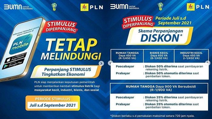 PLN Perpanjang Diskon Listrik 50% hingga Desember 2021, Tak Perlu Klaim Website, Cukup Lakukan Ini
