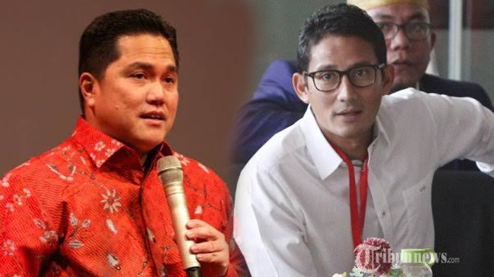 Soal Peluang Sandiaga Uno Gabung BUMN, Erick Thohir: Tidak Mungkin Dia Lepas Waketum Gerindra