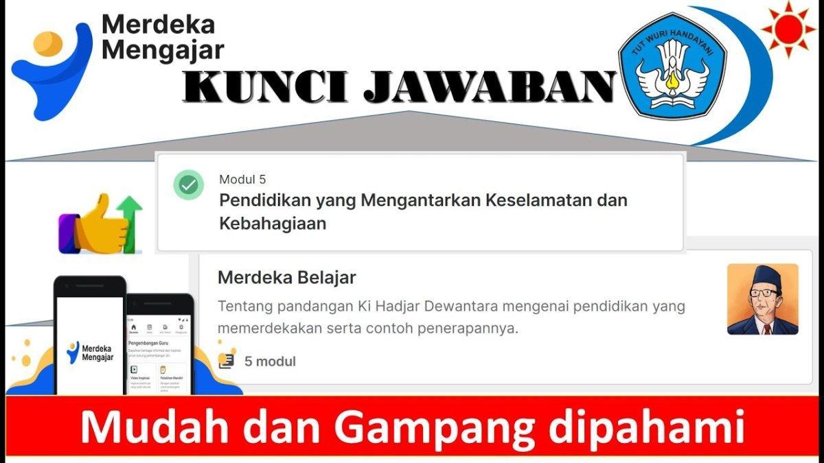 Soal & Kunci Jawaban Post Test Modul 5 Merdeka Belajar Pendidikan Mengantar Keselamatan, PMM 2024
