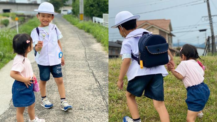 7 Potret Natsuki dan Ritsuki, Kakak Beradik Lucu Blasteran Jepang-Jawa, Paras Menawan Jadi Sorotan