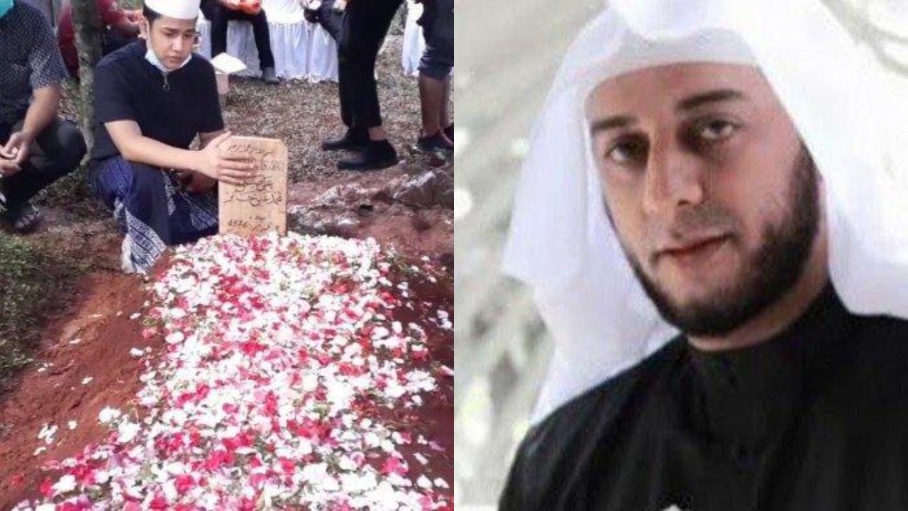 Basah Kuyub Tanah Makam Syekh Ali Jaber oleh Tetesan Air Mata, Semerbak Wangi Bunga Harumkan Pusara
