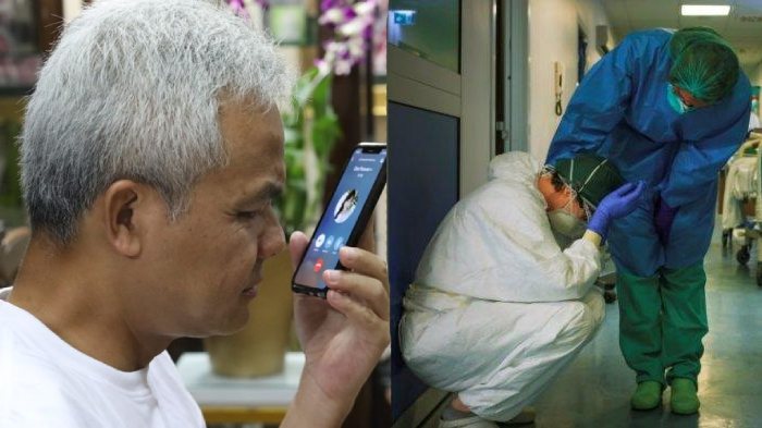 Perawat Positif Corona Curhat ke Ganjar Pranowo, Anak Tanya 'Kapan Pulang', Tertular Saat Rawat PDP