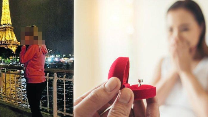 Pacar Mendadak Berlutut, Wanita Ini Syok Mengira Akan Dilamar di Menara Eiffel, Endingnya Tak Teduga