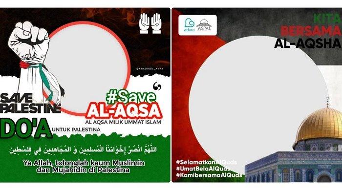 Twibbon Save Palestina Masih Marak, Klik! Link Bingkai Foto Template Dukungan Twibbonize.com