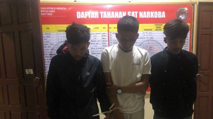 3 Pemuda Hisap Ganja di Pinggir Ngarai Sianok Ditangkap Polisi, Salah Seorang Pelaku Mahasiswa