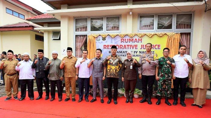 Resmikan Rumah Restorative Justice di IV Nagari, Bupati Sijunjung: Kembali Wujudkan Nilai Musyawarah