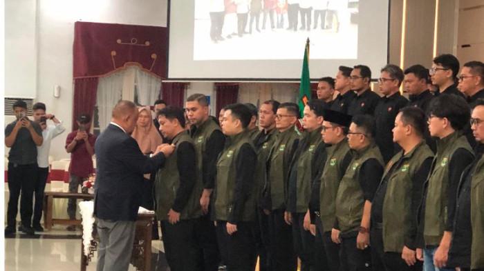 Pengurus KONI Sumbar Periode 2025–2029 Resmi Dilantik, Ketua Hamdanus Teken Pakta Integritas