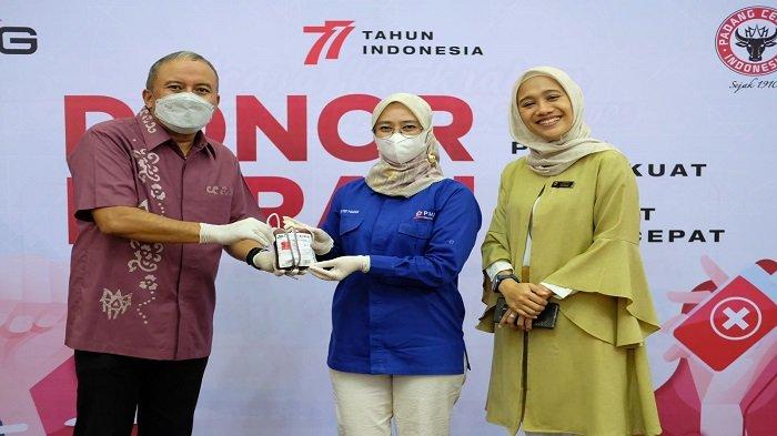 'Kemanusiaan' Alasan Kuat Dirkeu Semen Padang Lakukan Donor Darah