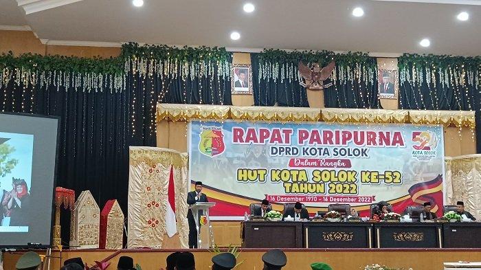 Hadiri Peringatan HUT Kota Solok ke-52, Audy Joinaldy: Kolaborasi Bangun Daerah