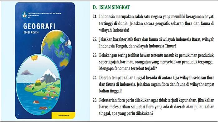 Kunci Jawaban Geografi Kelas 11 Halaman 134 Kurikulum Merdeka Bab 2