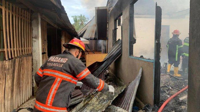 Kebakaran di Padang, 7 Rumah Kontrakan dan 1 Panti Asuhan Hangus Dilalap si Jago Merah