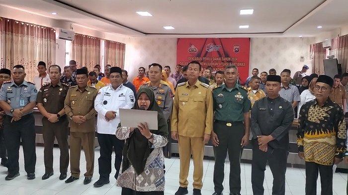 Deklarasi Pemilu Damai di Pariaman, Komitmen Bersama Cegah Perpecahan di Tahun Politik