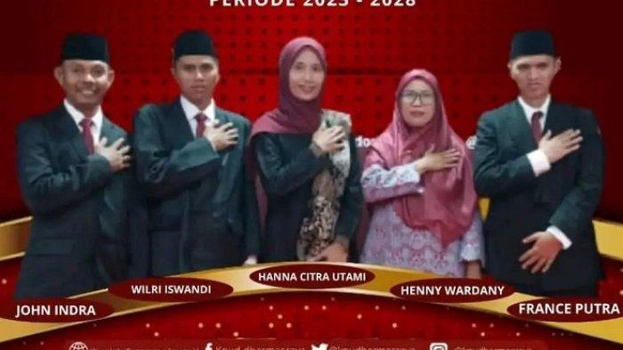 Struktur Organisasi KPU Dharmasraya Periode 2023-2028, France Putra Terpilih Jadi Ketua
