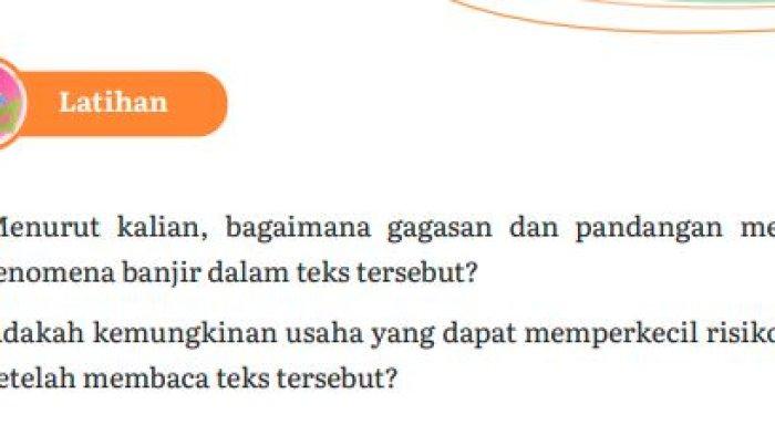 Kunci Jawaban Bahasa Indonesia Tingkat Lanjut Kelas 11 Halaman 45, Teks Eksplanasi tentang Banjir