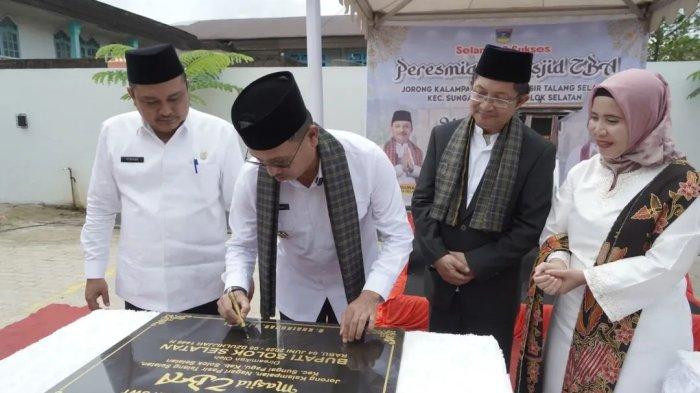 Masjid Zainal Bagindo Alamsyah di Solok Selatan Simbol Kerja Sama Warga, Diresmikan Bupati Khairunas
