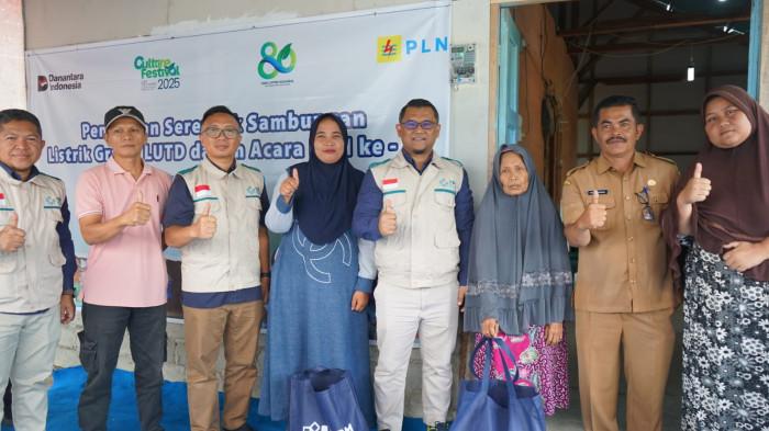 PLN Sumbar Gelar LUTD Serentak Rayakan HLN ke-80, Hadirkan Terang untuk Warga Kurang Mampu