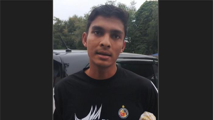 SEMEN PADANG FC- Pemain Semen Padang FC, Muhammad Ridwan, memberikan keterangan kepada TribunPadang.com terkait harapannya terhadap pelatih baru Timnas Indonesia, John Herdman, di Padang, Sumatera Barat.