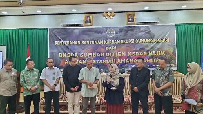 Keluarga Korban Erupsi Marapi Dapat Santunan: Meninggal Rp10 Juta, Luka Berat Rp14,5 juta