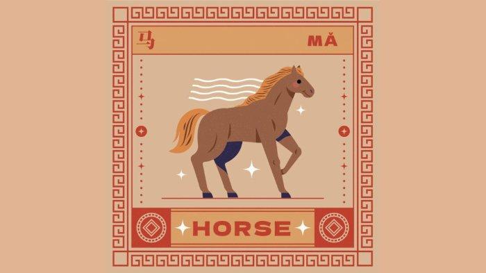 RAMALAN SHIO - Ilustrasi Shio Kuda, diunggah Senin (2/6/2025).