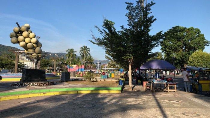 RTH MUARO - RTH Muaro saat dikunjungi, Sabtu (21/6/2025). Akses menuju Taman Kota atau Ruang Terbuka Hijau (RTH) Muaro terbilang sangat mudah karna terletak di pusat kota.