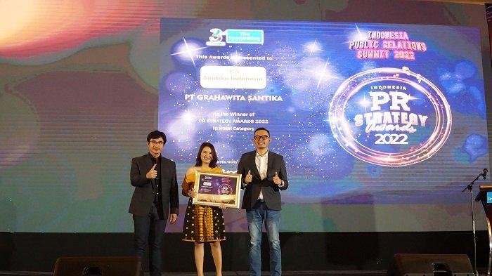 Santika Indonesia Hotels & Resorts Raih Penghargaan "PR Strategy Award 2022"