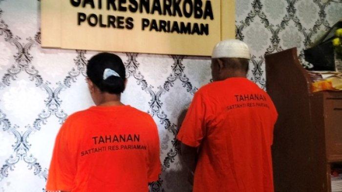 Suami Istri di Padang Pariaman Kompak jadi Pengedar Ganja, Sempat Buang Barang Bukti Saat Digerebek