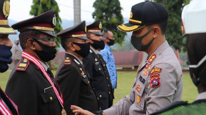 Wisuda Purnabakti Personel Polres Tanah Datar Digelar, Terapkan Protokol Kesehatan Covid-19