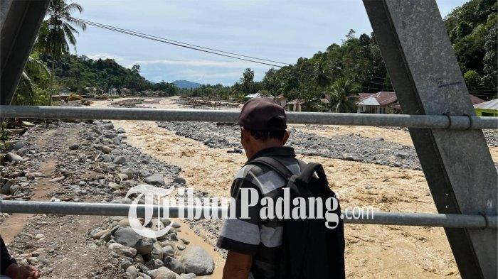 BANJIR- Duka mendalam menyelimuti para petani di Kecamatan Pauh, Kota Padang, Sumatera Barat.