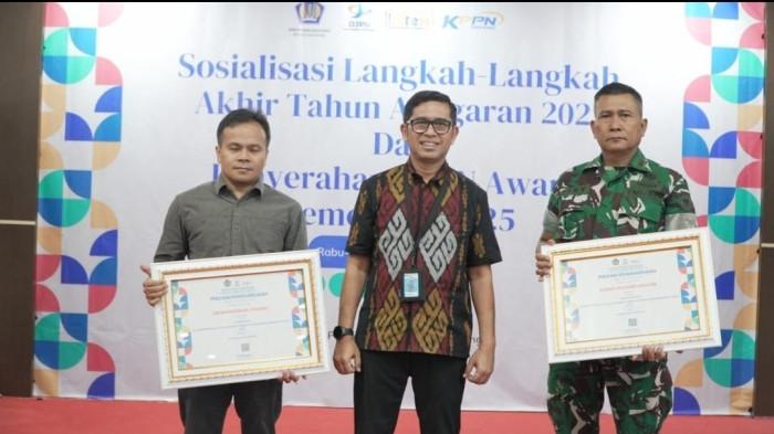 Korem 032/Wirabraja Sabet Dua Penghargaan Terbaik KPPN Awards Semester I Tahun 2025