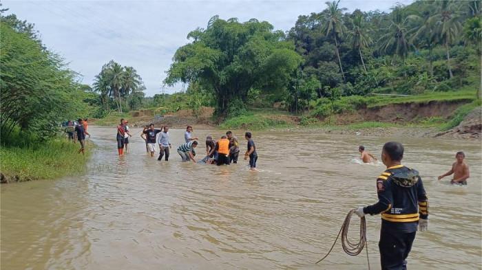 Pria Hanyut di Sungai Batang Ombilin Sawahlunto Ditemukan Meninggal, Berjarak 2 Kilometer dari LKP