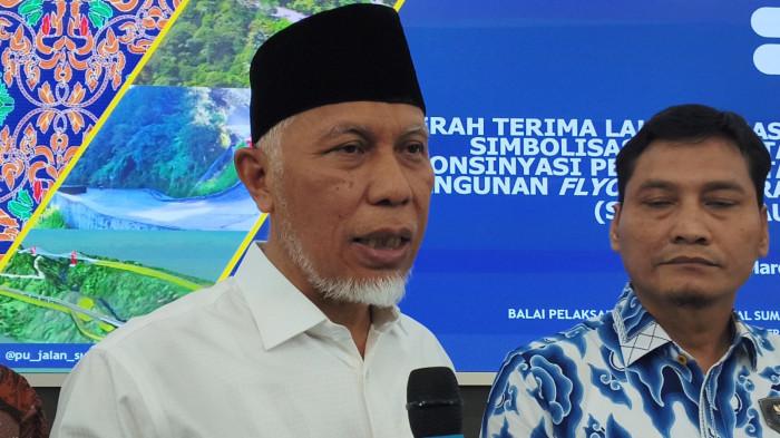 flyover sitinjau lauik gubernur sumbar mahyeldi 14/3/2026