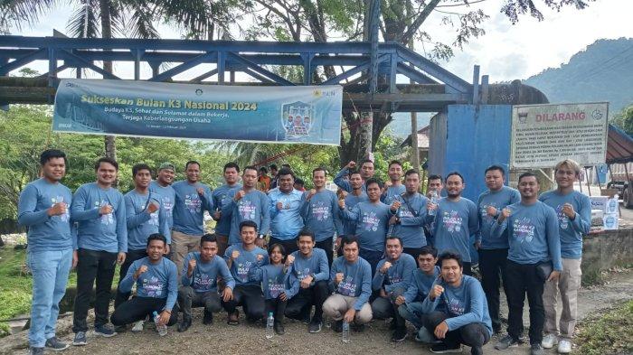 Peringati Bulan K3 Nasional Bersama BPBD Padang PLN Latih Personel Tanggap Darurat Banjir