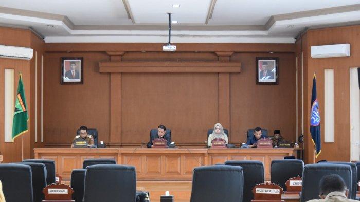 Pj Wali Kota Jasman Hadiri Rapat Paripurna Penyampaian Rekomendasi DPRD Terhadap LKPJ Wali Kota 2023