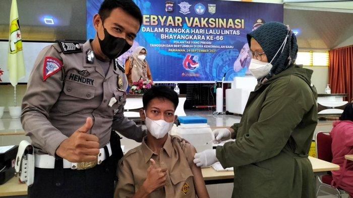Vaksinasi Covid-19 di SMKN 2 Kota Pariaman, Siswa Berharap Pembelajaran Tatap Muka Terus Dilakukan