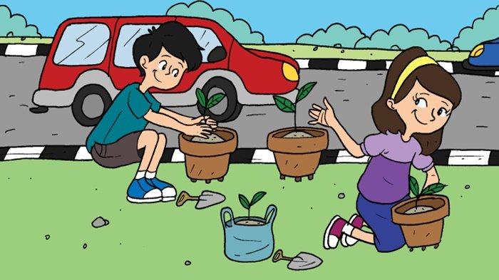 Kunci Jawaban Buku Tema 3 Kelas 4 Halaman 25 26: Merawat Tanaman dengan Baik