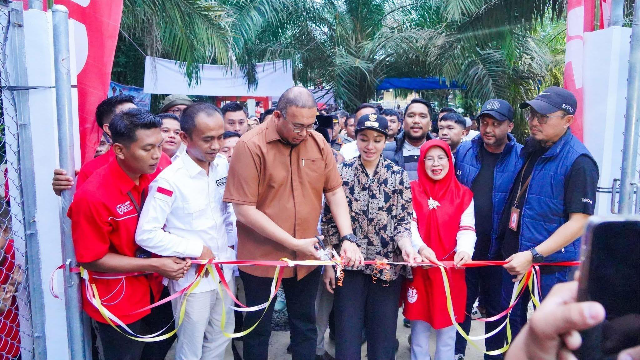 Dulu Blankspot, Nagari Sinamar Dharmasraya Kini Telah Dibangun Tower Telkomsel