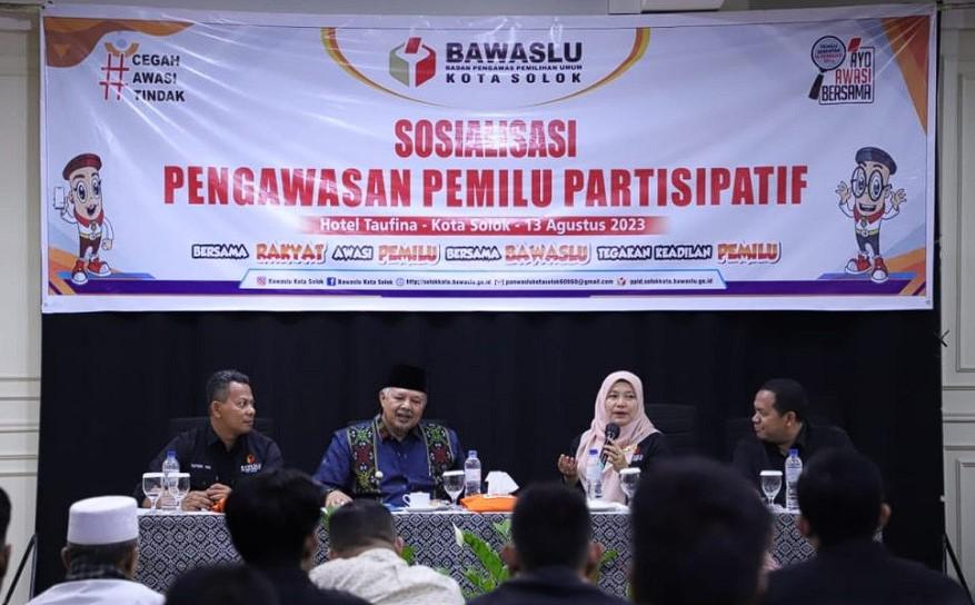 Sosialisasi Pengawasan Pemilu Partisipatif, Tekankan Masyarakat Aktif Awasi Jalannya Pemilu