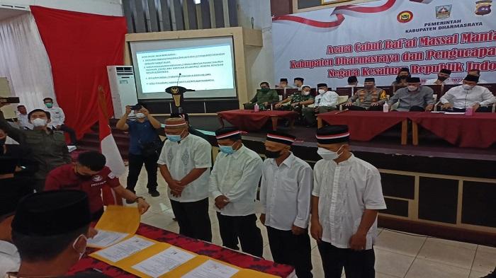 391 Mantan Anggota NII di Dharmasraya Ucap Sumpah Setia NKRI, Tak Semua Dihadirkan, Simak Alasannya