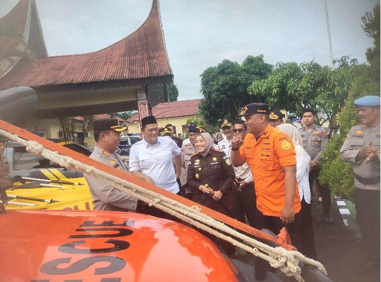 Polres Pasaman Barat Gelar Apel Gabungan Kesiapsiagaan Tanggap Darurat Bencana