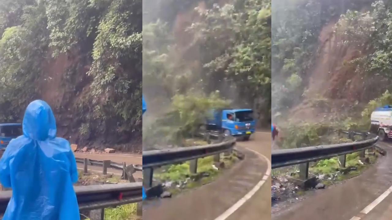 Jalan Padang-Solok Tidak Bisa Dilewati Akibat Longsor Sitinjau Lauik, Novri: Macet Sejak Bandar Buat