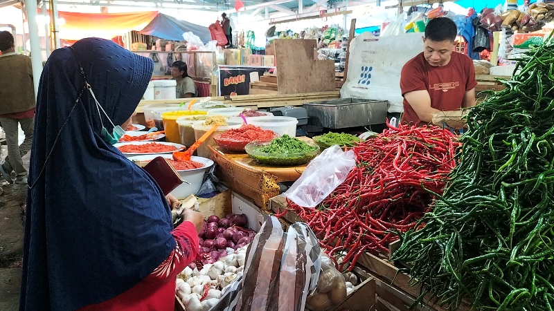 Harga Cabai Merah di Bukittinggi Dijual Bervariasi, Mulai Rp 55 Ribu hingga Rp 60 Ribu per Kilogram