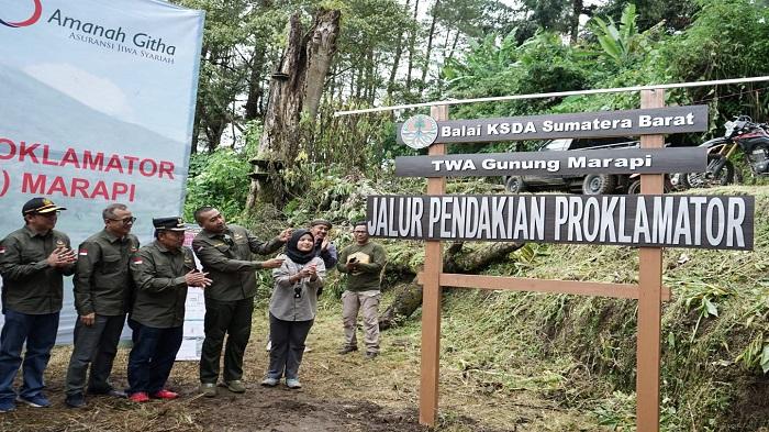 Pendakian ke Gunung Marapi Resmi Dibuka Kembali, Diberi Nama Baru Jalur Proklamator