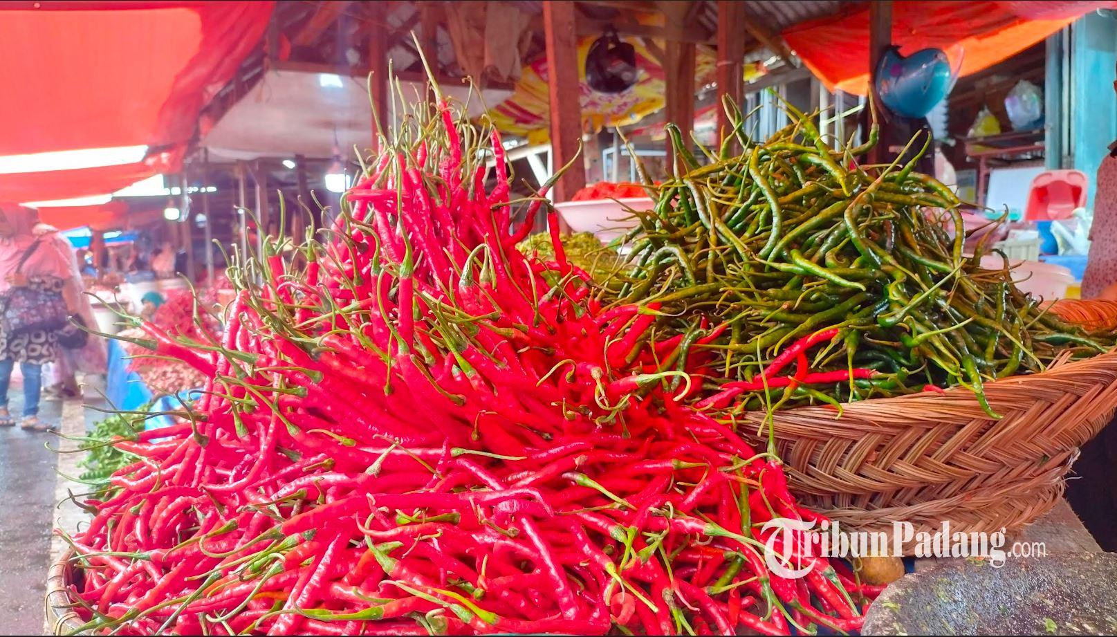 Harga Cabai Merah Melonjak Awal September 2025, Tembus Rp72.000 Sekilo di Pasar Bawah Bukittinggi