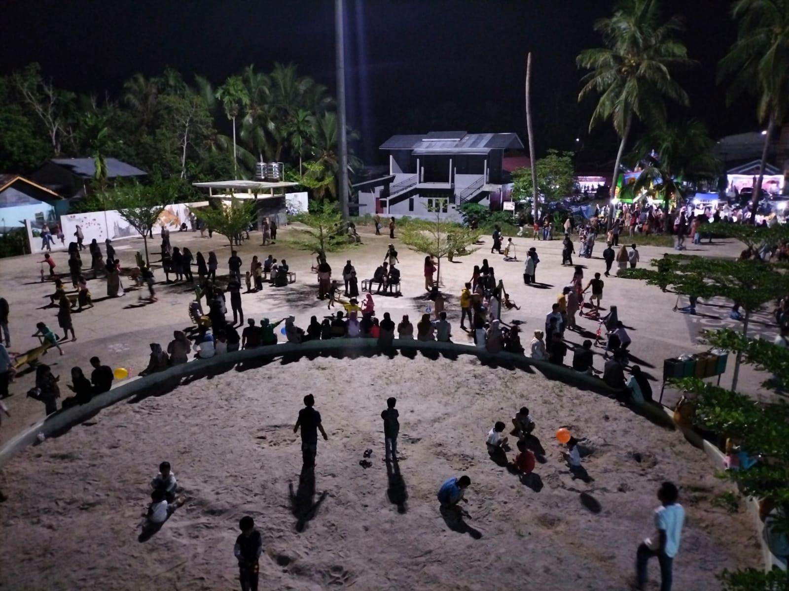 Sambut Para Perantau Pulang Kampung, Pemkab Sijunjung Gelar Pentas Seni di RTH Muaro