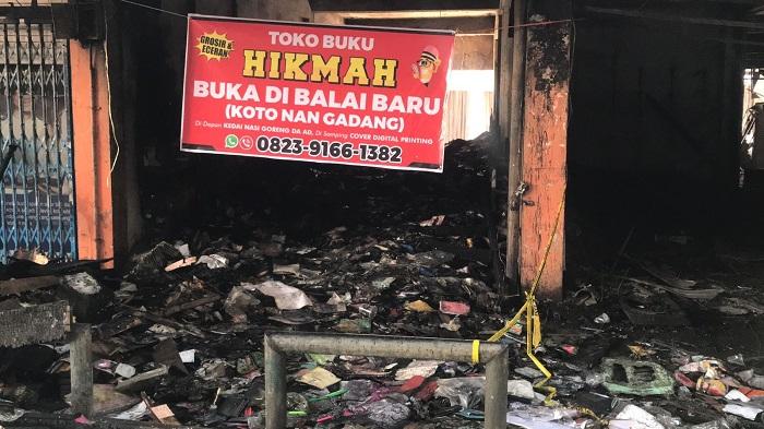'Semua Kita Serahkan pada Allah', Asnita Pedagang Pasar Payakumbuh Ikhlas Tokonya Ludes Terbakar