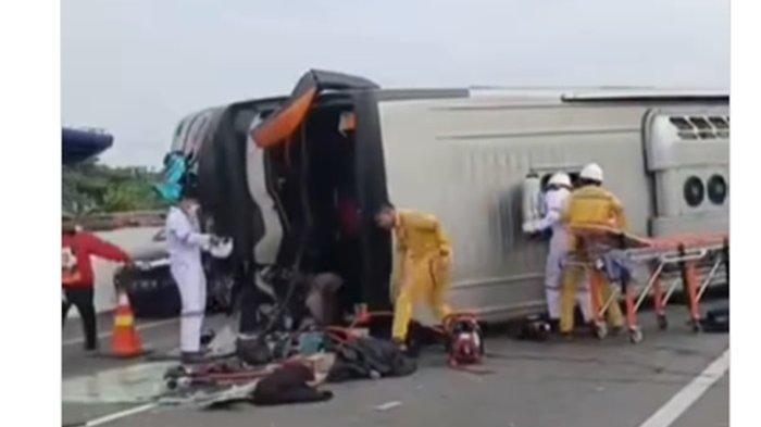 Bus Miyor Kecelakaan di Tol Palembang, Dishub Sumbar Pastikan Lulus Ramp Check